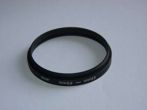 Metal Adapter Ring F 49mm - L 49mm, tube , Filter 49mm to Lens 49mm, Japan