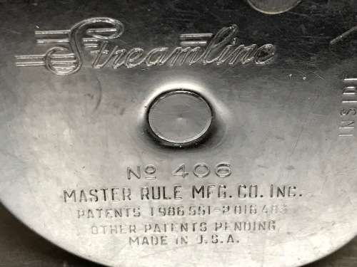Vintage Streamline Tape Measure No. 406 6ft Master Rule MFG Co. Inc. USA,collectors item