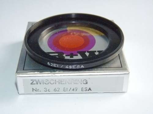 BW Metal Adapter Ring F 62mm to L 49mm, Filter 62mm to Lens 49mm,B+W