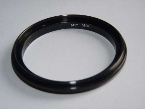 Metal Adapter Ring M 52 - M58 ,Coupling Reverse Macro Ring Adapter