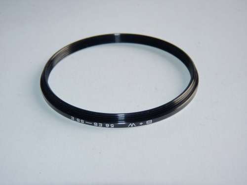 BW Metal Adapter Ring F 55mm to L 58mm, Filter 55mm to Lens 58mm,B+W