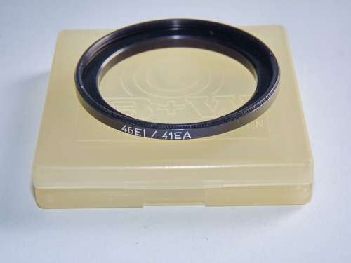 Metal Adapter Ring F 46mm to L 41mm by B+W , Filter 46mm Lens 41mm