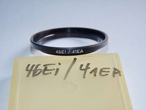 Metal Adapter Ring F 46mm to L 41mm by B+W , Filter 46mm Lens 41mm