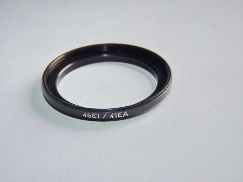 Metal Adapter Ring F 46mm to L 41mm by B+W , Filter 46mm Lens 41mm