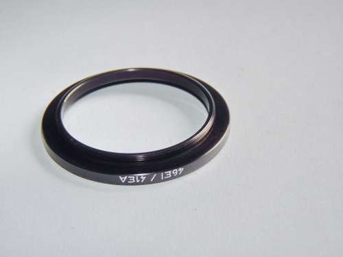 Metal Adapter Ring F 46mm to L 41mm by B+W , Filter 46mm Lens 41mm