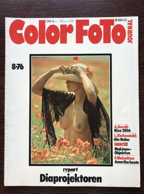 Color Foto Journal 8/76, August 1976, 119 pages, in german, photo magazine from Germany