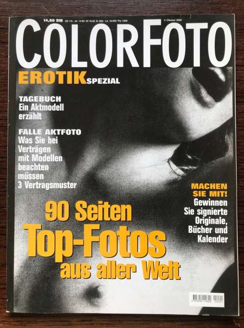 Color Foto 10/2000 magazin erotic special photography, 98pages,in german,photo magazine from Germany