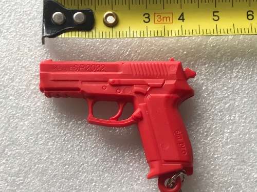 Sig Sauer Pistol Key Ring, red, keyring