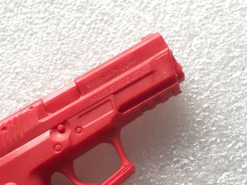 Sig Sauer Pistol Key Ring, red, keyring