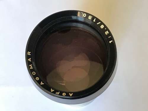 Agfa Agomar 1-2.8 150mm Projector Lens, vintage,rare, collectors item