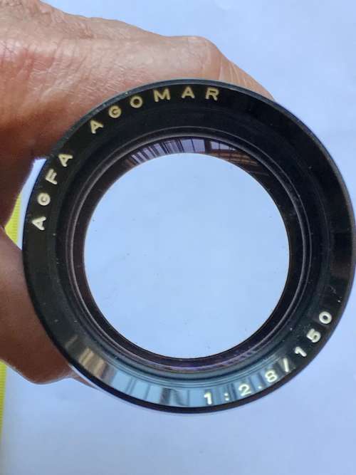 Agfa Agomar 1-2.8 150mm Projector Lens, vintage,rare, collectors item