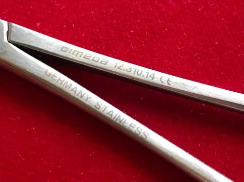 German vintage tools 2x  from Germany , rare, tweezers and tuning fork
