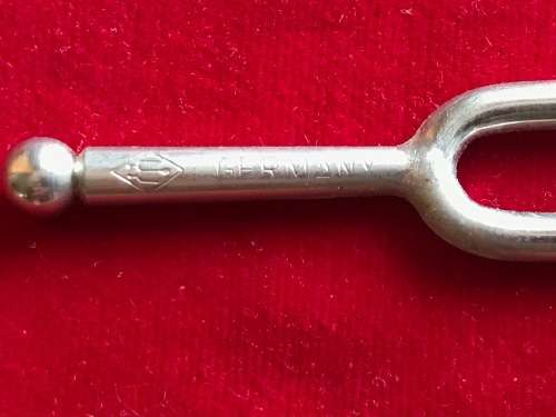 German vintage tools 2x  from Germany , rare, tweezers and tuning fork