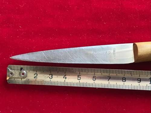 Bonsa Solingen rostfrei vintage knife, collectors item, kitchen knife, old, antique