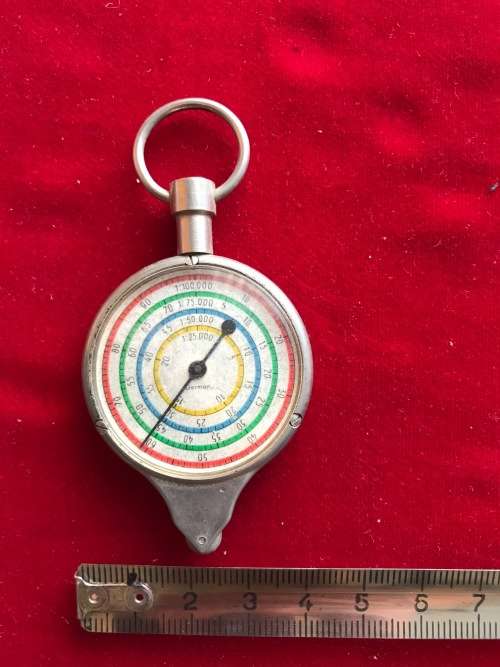 Vintage Map distance meter made in Germany, tool, rare, collectors item, antique