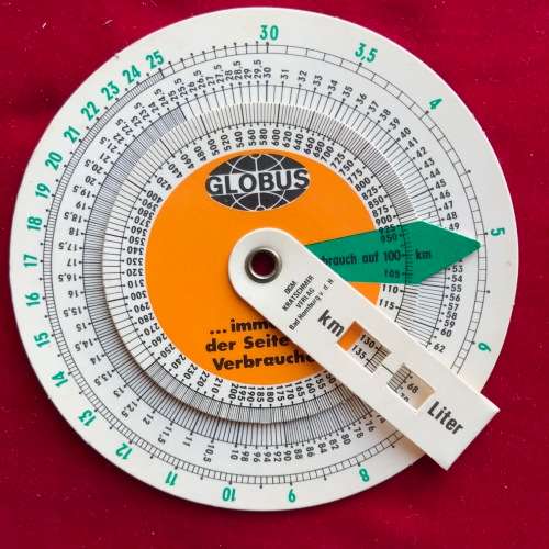 Fuel economy and currency conversion calculator disc vintage lot, bmw,ect