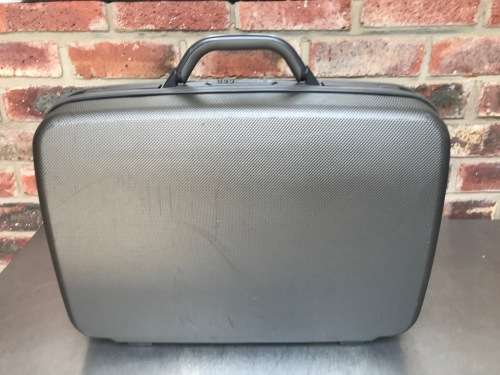 Samsonite Case Briefcase anthrazit 19cm x 37cm x 50cm 2.75kg weight empty, board case,vintage,retro
