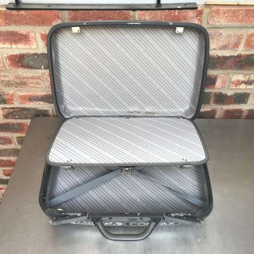 Samsonite Case Briefcase anthrazit 19cm x 37cm x 50cm 2.75kg weight empty, board case,vintage,retro