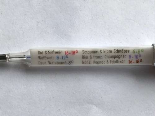 GOSSEN COCKTAIL THERMOMETER from Germany , vintage