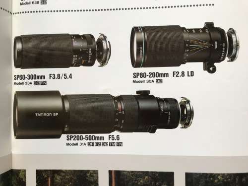TAMRON Zoom Lens 200-500mm / 5.6 MF Adaptal 2 System , very rare, in very good condition