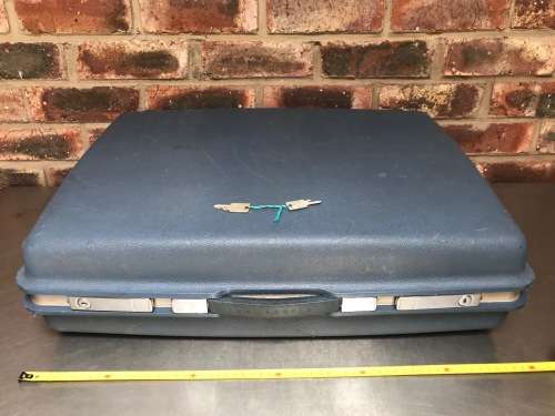 Samsonite Suitcase retro vintage blue from the 70s