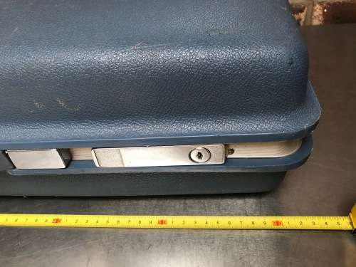 Samsonite Suitcase retro vintage blue from the 70s