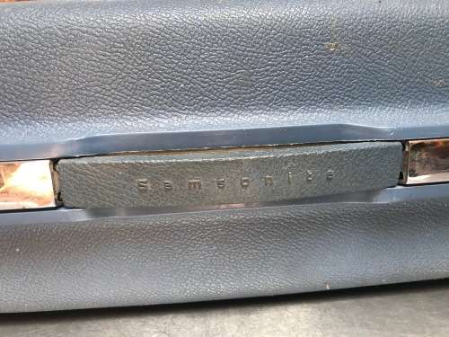 Samsonite Suitcase retro vintage blue from the 70s