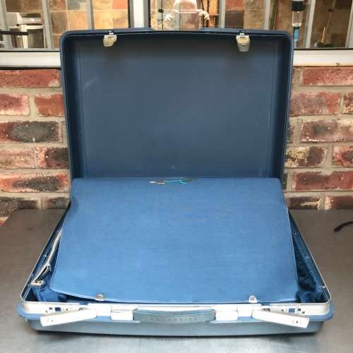 Samsonite Suitcase retro vintage blue from the 70s
