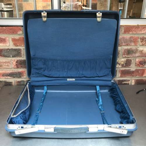 Samsonite Suitcase retro vintage blue from the 70s