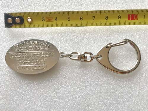 TOYOTA KEY RING EUROCARE VINTAGE from Germany
