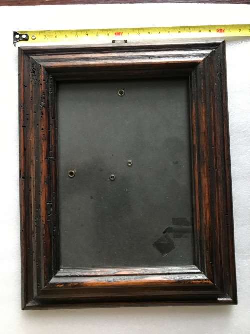 Wormwood frame vintage 100years old wood , outside 20cmx25cm , inside 12cm x17cm from Germany
