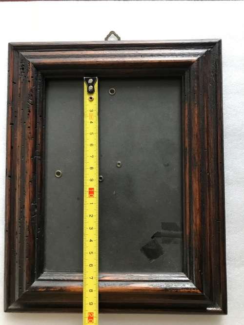 Wormwood frame vintage 100years old wood , outside 20cmx25cm , inside 12cm x17cm from Germany