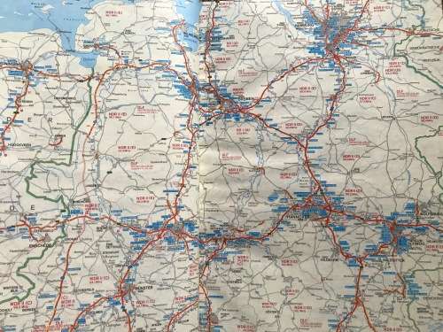 ADAC Maxi Atlas German, from Germany, vintage, 1989/1990