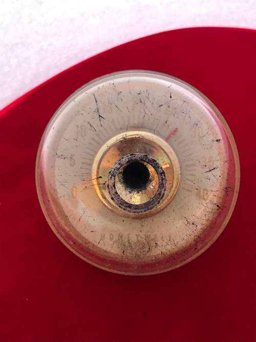 Vintage Honeywell Paperweight Ball Thermometer Desktop Sphere Thermostat approx. from 60x/70s