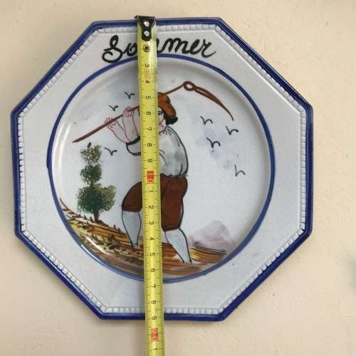 Wall plates Lot , seasons, fruhling,sommer,herbst, winter from Germany collectors item