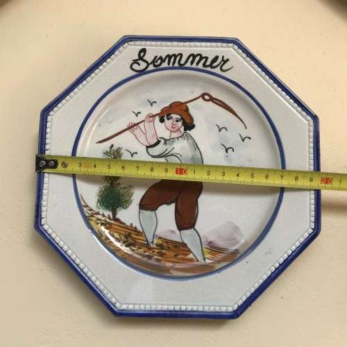 Wall plates Lot , seasons, fruhling,sommer,herbst, winter from Germany collectors item