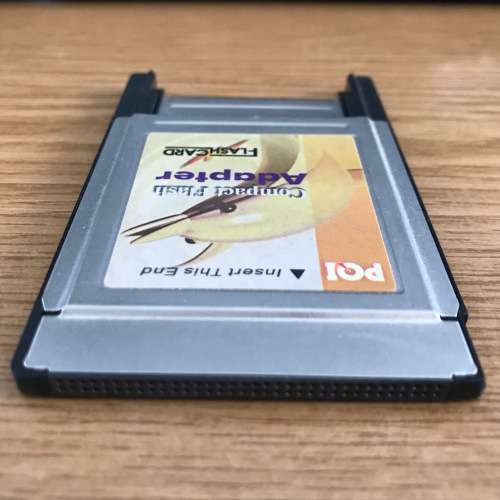 PQI Compact Flash CF to PC Card PCMCIA Adapter Card Reader for Laptop Notebook