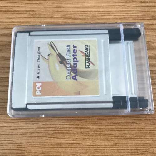 PQI Compact Flash CF to PC Card PCMCIA Adapter Card Reader for Laptop Notebook
