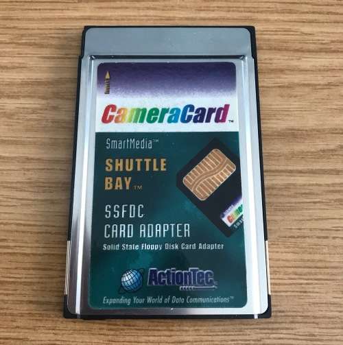 ActionTec SmartMedia Card to PC Card PCMCIA Adapter Card Reader for Laptop Notebook