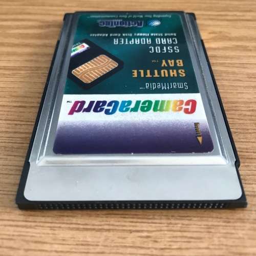 ActionTec SmartMedia Card to PC Card PCMCIA Adapter Card Reader for Laptop Notebook