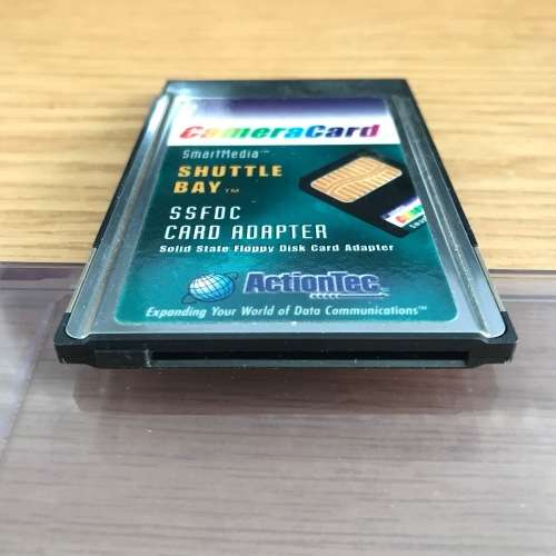 ActionTec SmartMedia Card to PC Card PCMCIA Adapter Card Reader for Laptop Notebook