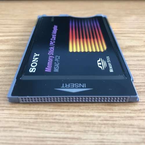 Sony PCMCIA Memory Stick Reader (MSAC-PC2) PCMCIA Adapter Card Reader for Laptop Notebook