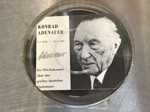 Film Documentation Konrad Adenauer, Super 8mm film, film is in german, vintage , original film