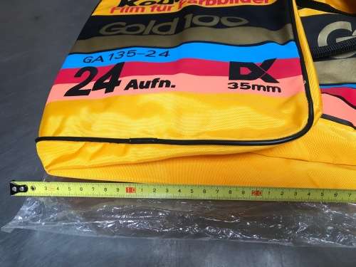 Kodak Bag  Gold 100 Kodacolor, new , vintage, never used, collectors item