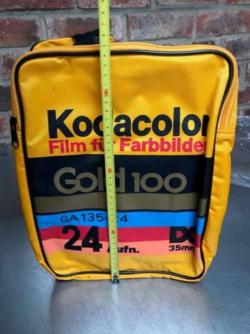 Kodak Bag  Gold 100 Kodacolor, new , vintage, never used, collectors item