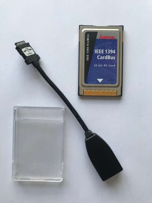Hama IEEE1394 Cardbus PMCIA adapter ,vintage