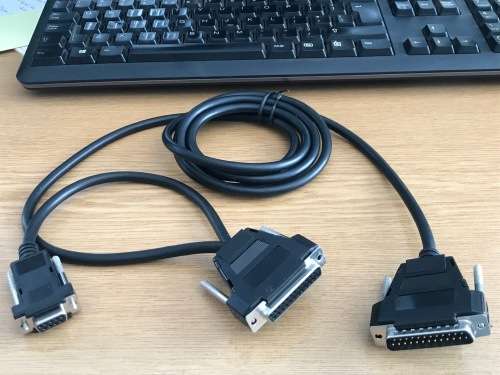 Printer Cable DB25 Male to DB25 Female or DB9 Female ,2m long