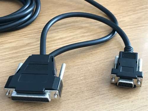 Printer Cable DB25 Male to DB25 Female or DB9 Female ,2m long