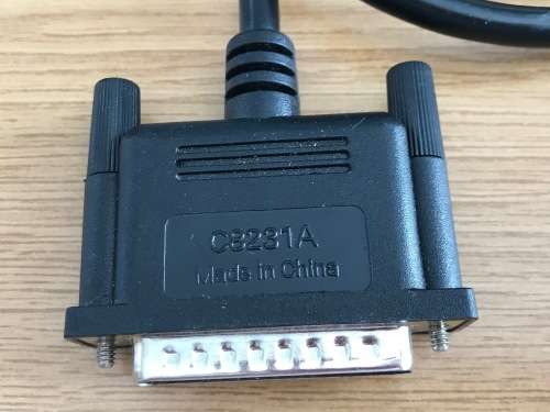 HP C8231A  PARALLEL PRINT CABLE FOR MOBILE PRINTER , 1m long
