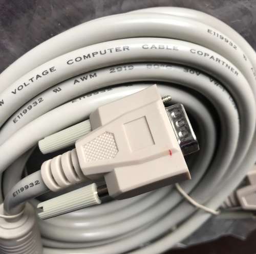 PC Datacable vintage 14-pol, 5m long, like new, was still sealed, opened to take pics